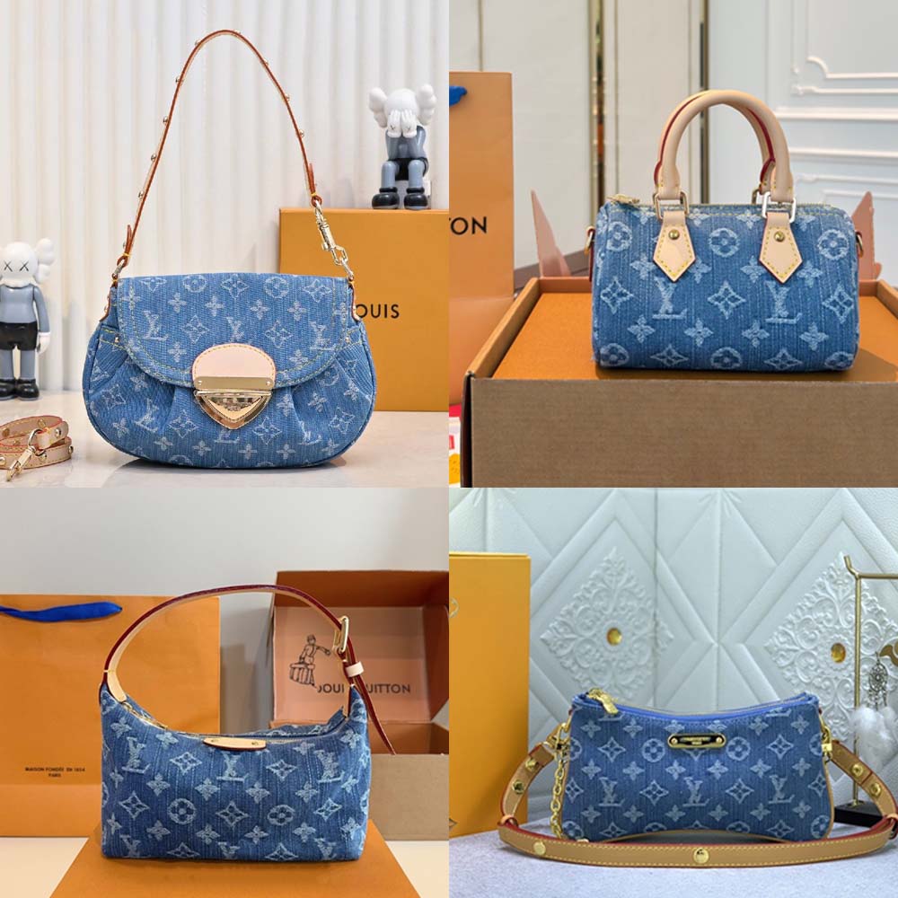 Designer bag luxury bag l0uis vuitt0nbags bag shoulder bag high-quality crossbody bag classic vintage cowhide nano pillow bag large capacity mother and child bag