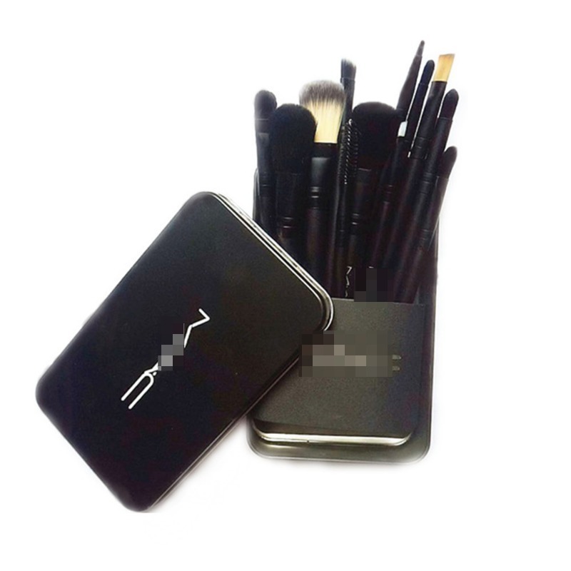Premium Cosmetic Tool Kit: Essential 12-Piece Makeup Artist Collection for Skincare Enthusiasts