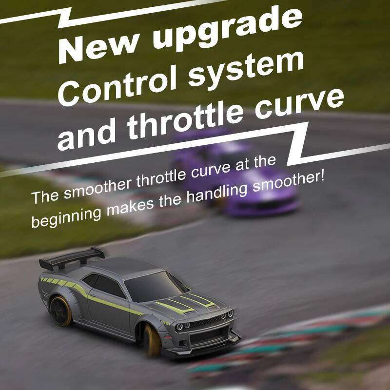 Turbo Racing 1:76 C65 Drift RC Car With Gyro Radio Full Proportional Remote Control RTR Desktop Toys For Adults and Kids C260306