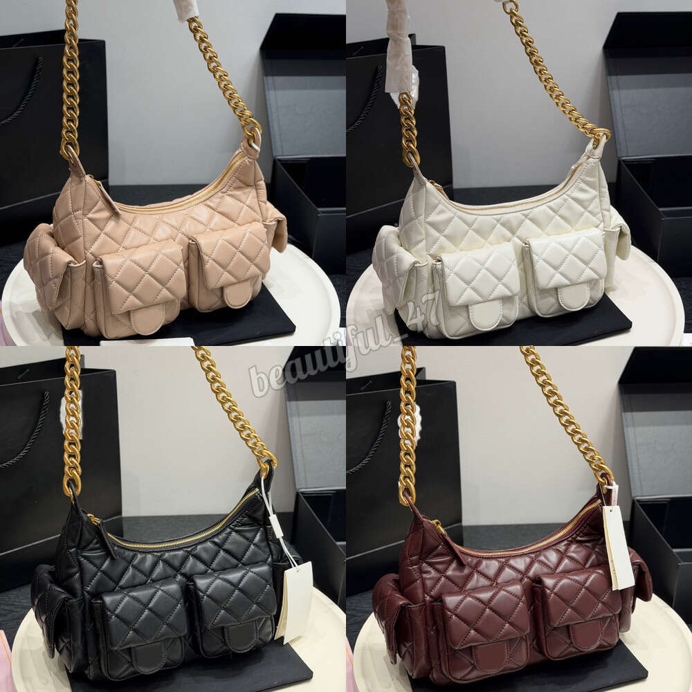 Women Shoulder bag Designer bags Luxury Hobo bags Gold Chain Bags Leather Crossbody Bag Premium Handbags fashion motorcycle bag zipper bag