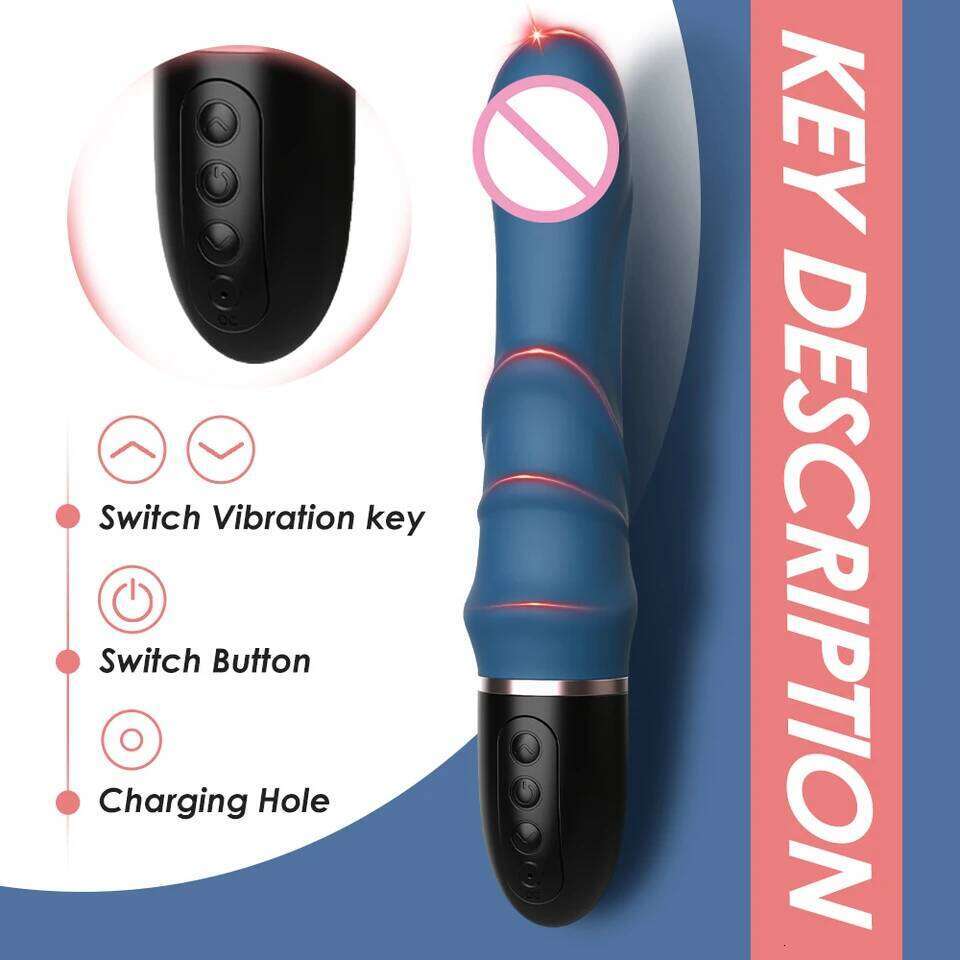 Big Dildo Vibrator Women 10 Modes G-spot Clitoral Stimulator Powerful Vaginal Massager Female Masturbator Sex Toy for Aldult 26H0309