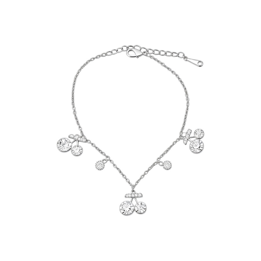 Korean-style diamond-studded grape cherry pendant bracelet exquisite elegant, sweet and luxurious, with a high-end feel Jewelry for women - view 9