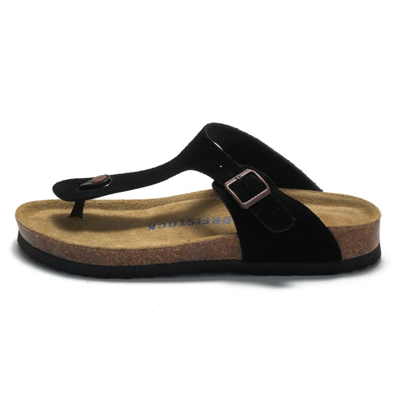 ORFISOCK 2026 Hot Summer Classic Casual Designer Flat Slippers Leather High Quality Breathable Outdoor Beach Shoes Sandals for Men and Women