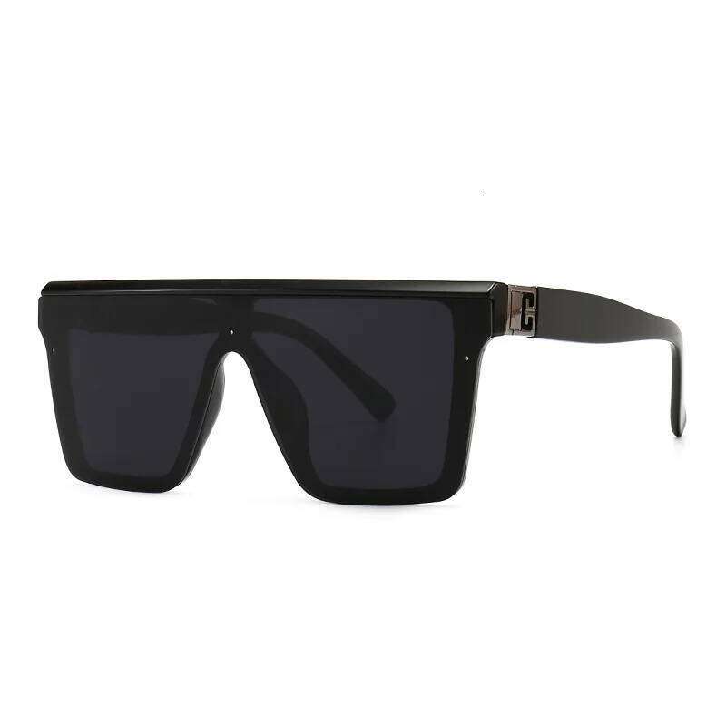 Vintage Luxury Designer Brand Fashion Oversized Square Sunglasses Women Men Trendy Big Frame Flat Top Sun Glasses Shades Uv400