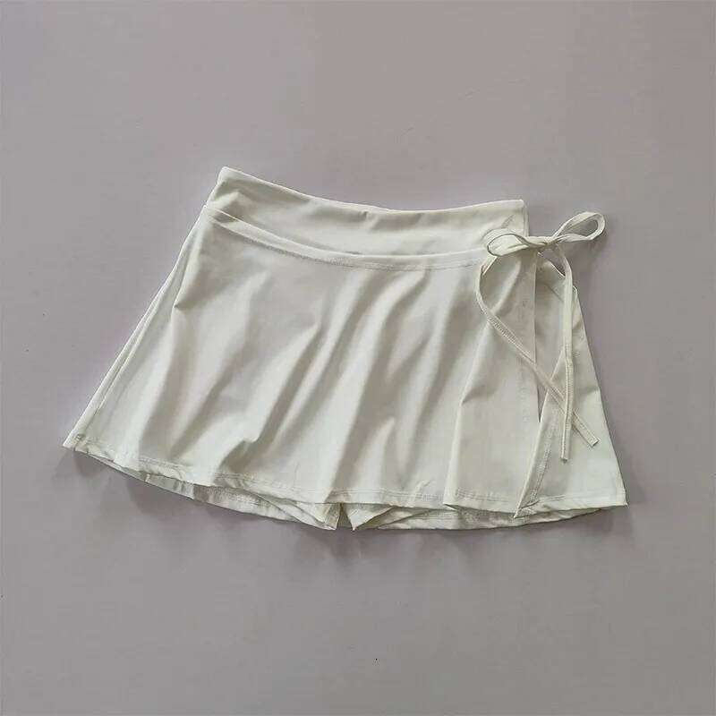 Tennis Sports WOMEN'S Summer Hip-covering Anti-glare Mask Skirt Running Training Quick-drying Leisure Fitness Short XJ260309