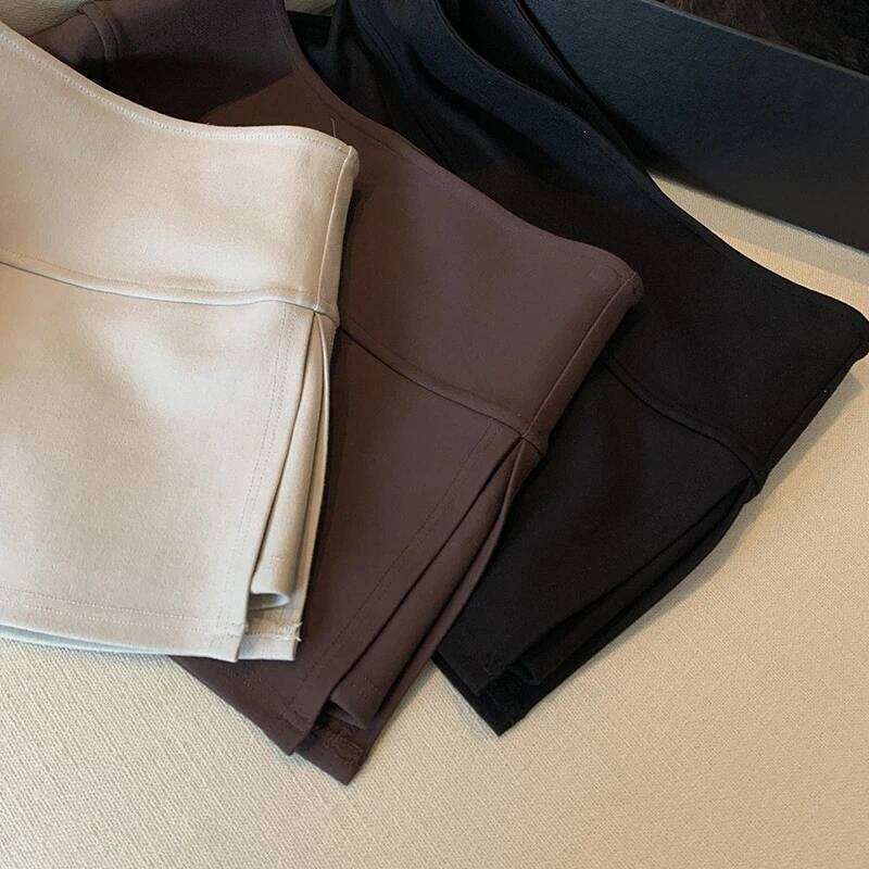 Gidyq Women Sexy Mini Summer Korean Fashion Female Slim Slit Skirts Y2K Casual All Match Student A Line Skirt New XJ260309