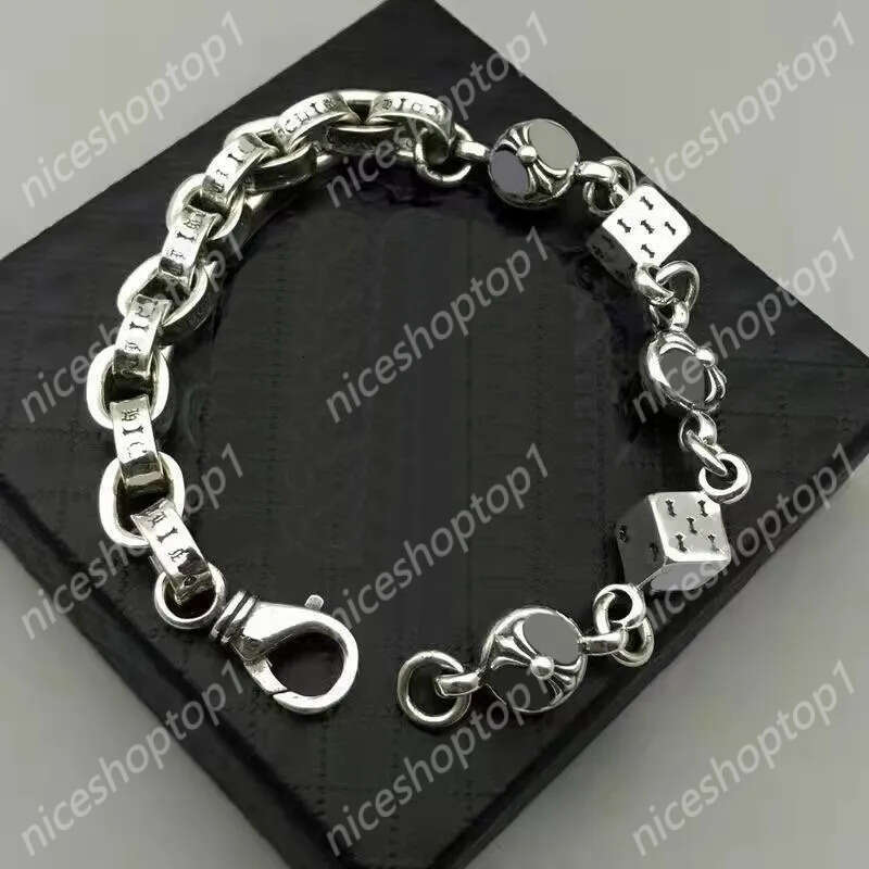 chrome Designer Men and Women Bracelets Fashion Wedding Waterproof Jewelry Casual Classic Gold Sliver Bracelet cross bracelet 727