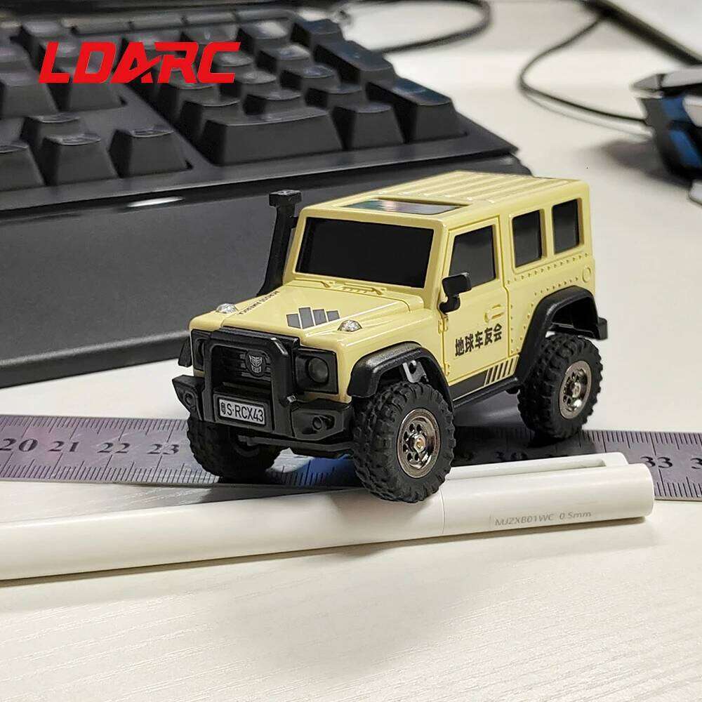 LDARC X43 1/43 MINI RC Electric Remote Control Model Car Desktop Crawler RTR 4WD Adult Children's Toys C260306