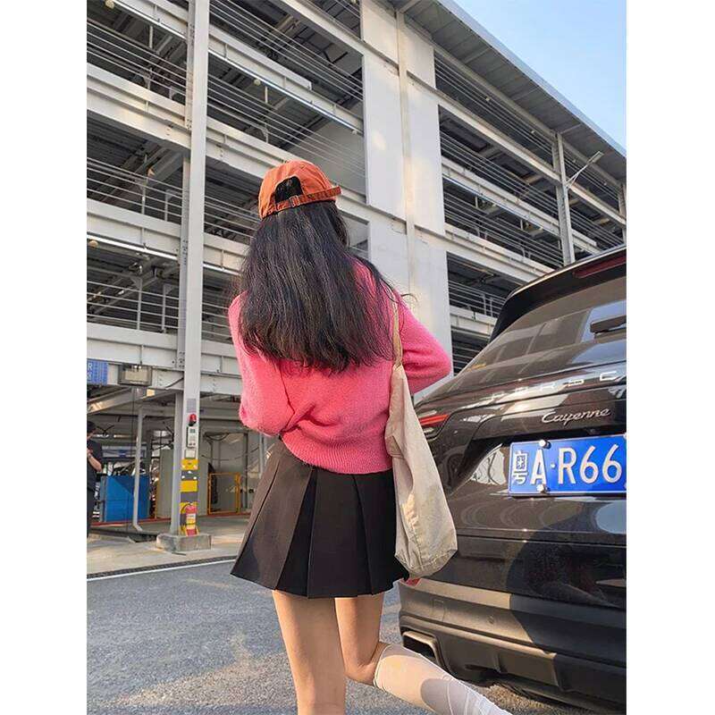 MEXZT Y2K Mini Skirts Women Harajuku Streetwear Black Pleated Korean Fashion School Uniform Kawaii High Waist A Line Skirt XJ260309