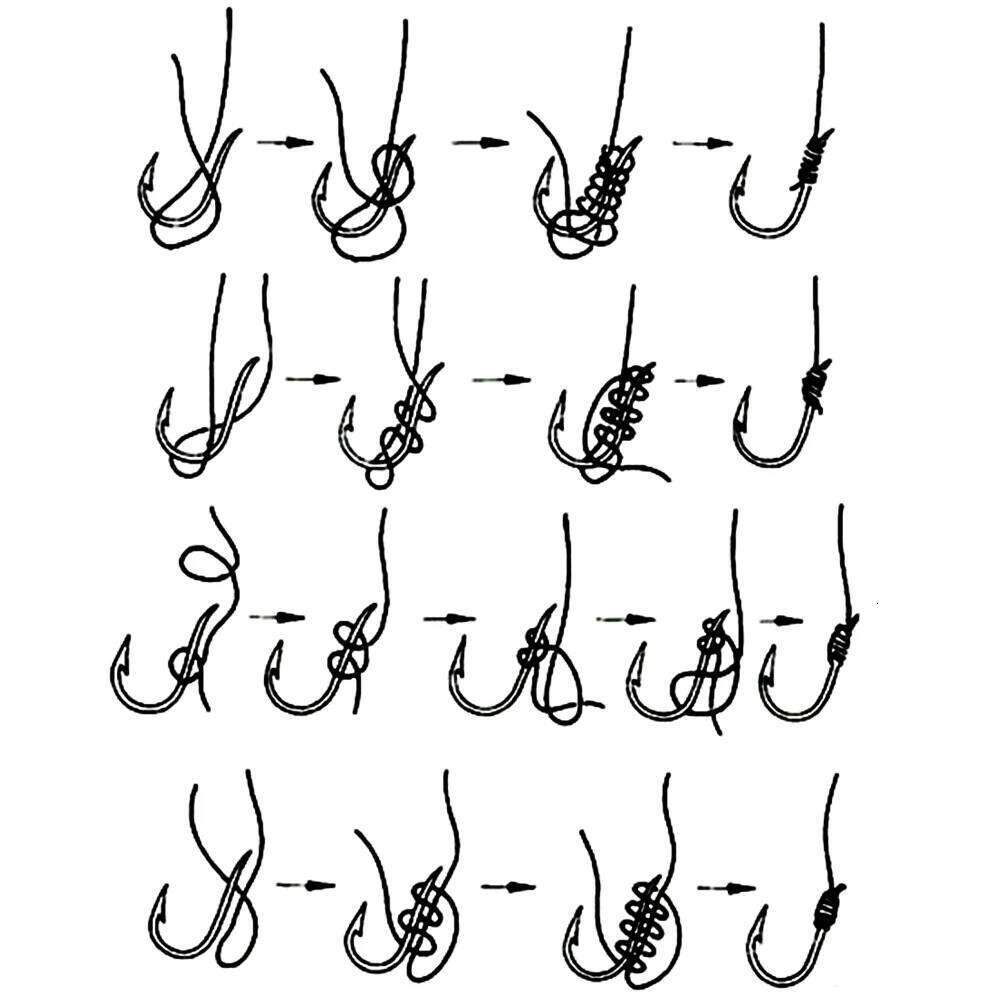 450pcs/Box 1-14# Sharpened Ultrapoint Carp Treble Circle Cat Fish Hooks Set Mixed Sizes Fishhook Fishing Tackle S260305