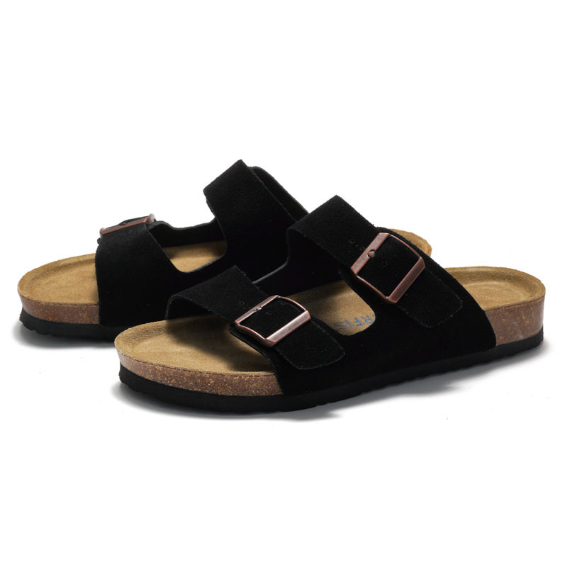 ORFISOCK 2026 Summer Classic Designer Slippers Leather High Quality Comfortable Outdoor Beach Sandals for Men and Women