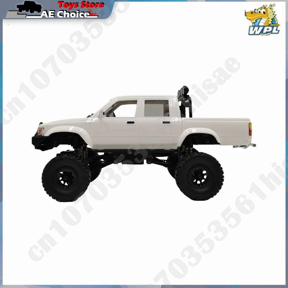 New WPL C64-1 RC Car 1:16 Hailax 2.4G 4WD Remote Control Pick-up Truck Controllable LED Light Electric Toy Off-Road Vehicle Mode C260306
