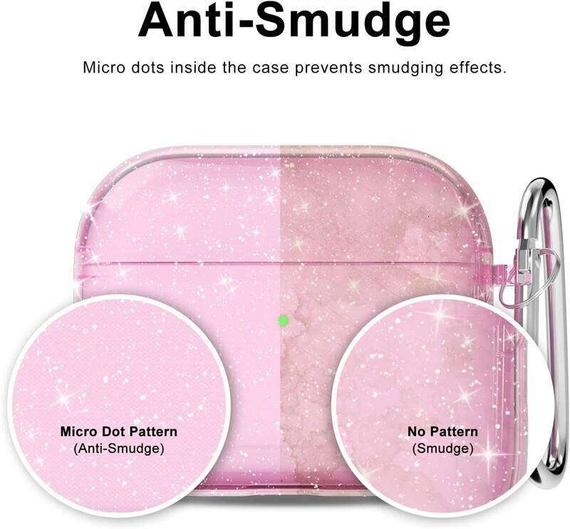 Bling Glitter Soft TPU Earphone Case for Airpods 4 2024 Pro 2 Generation Air Pods 3 1 3rd Gen Cover with Keychain Accessory 26Y0309