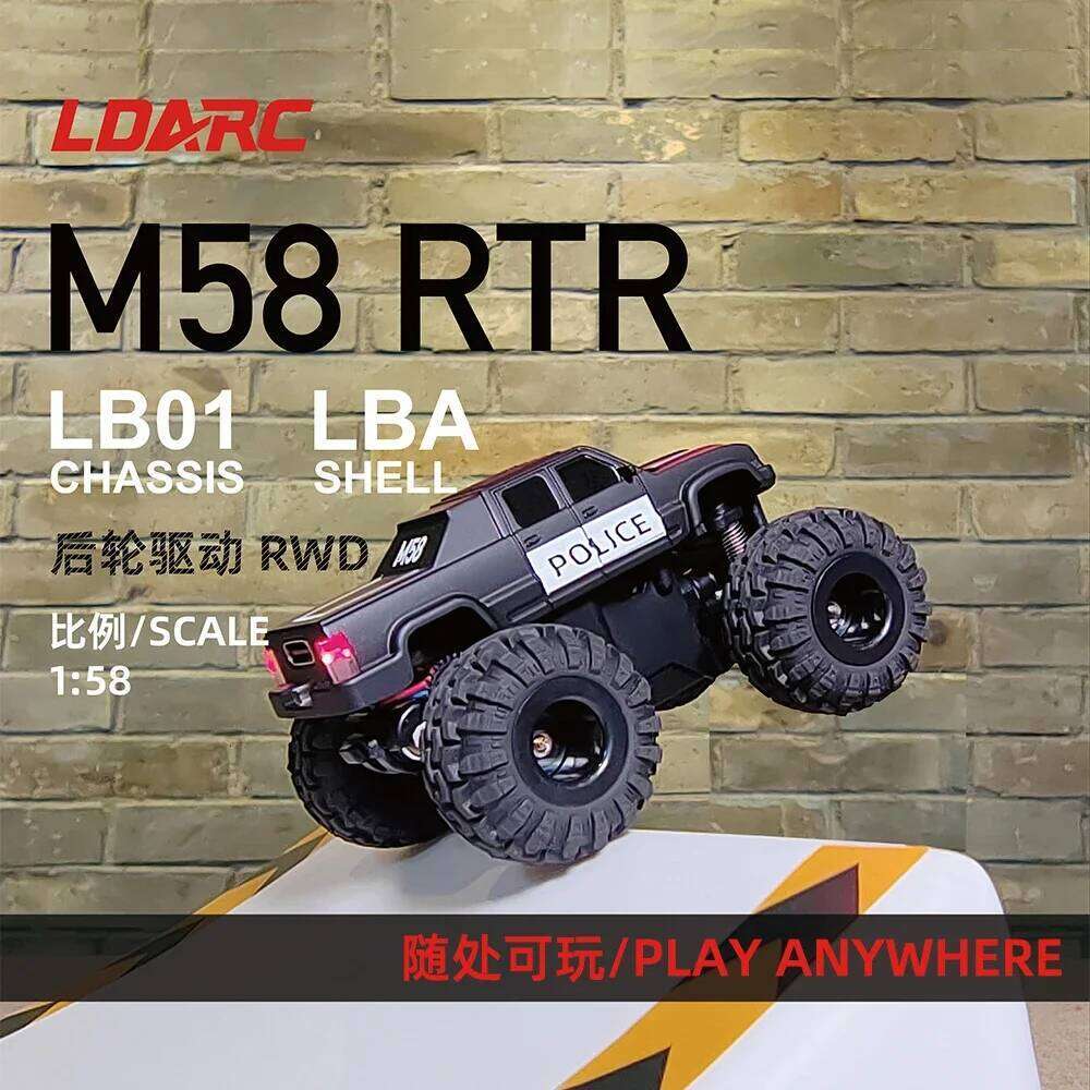 LDARC M58 RTR 2.4GHz 1/58 MINI Mirco RC Electric Remote Control Model Car Adult Children's Tabletop Toys C260306
