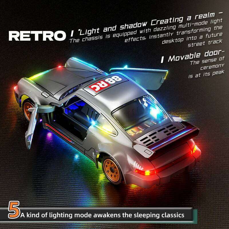 Alloy 1/43 Full Scale Rc Drift Gyro 4wd Mini Desktop Remote Control Diy Sticker Car Door Openable Toys For Boys C260306