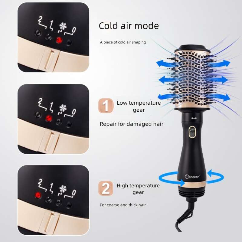 Famous Four in one hot air multifunctional curling iron, home dryer, straight comb, hair styling device CKS
