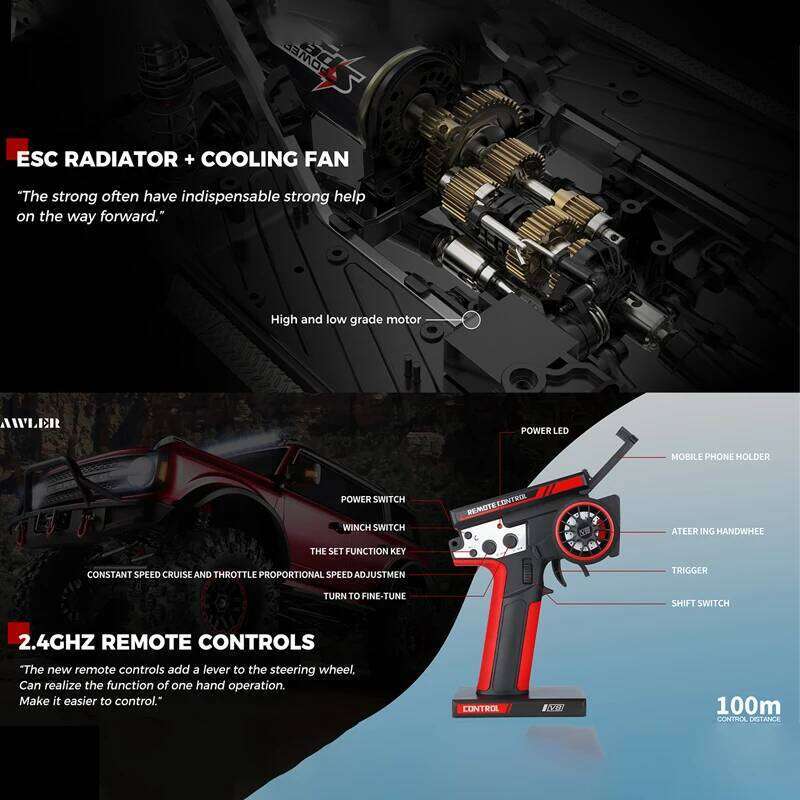 WLtoys 104020 1/10 Professional RC Off Road 4x4 2.4G 4WD Remote Control Cars 45 Minutes Working Time Climbing Car Adult Toy C260306