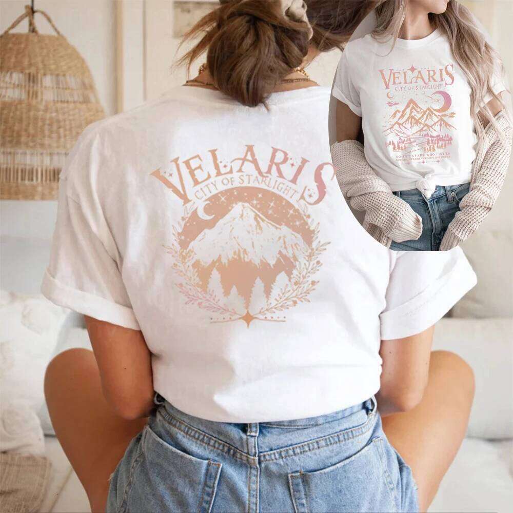 Velaris T City of Starlight ACOTAR Tshirt Night Court Shirts Rhysand Quotes Tees Sarah J Maas Apparel Bookish Gift XJ260306