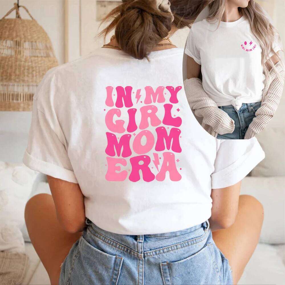 In My Era T-shirt Tshirt Girl Mama Club Shirt Expecting Mom Shirts Mother Day Gift Women Short Sleeves Top XJ260306