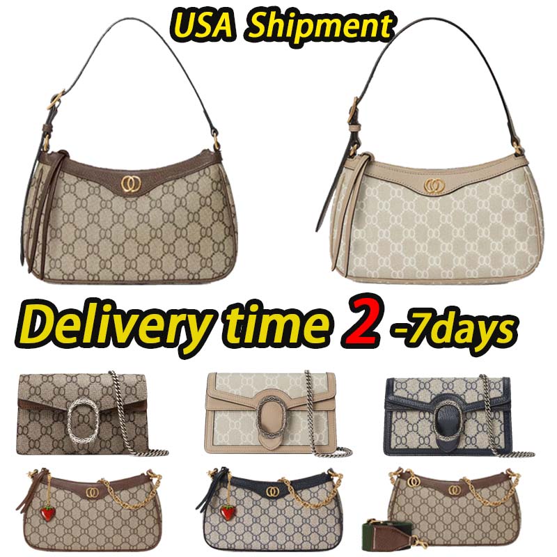 Designer bag Shoulder Bag Luxury Bag Handbag High Quality Fashion Classic Chain Women's Wallet Canvas Splicing Leather Mini Envelope Bag