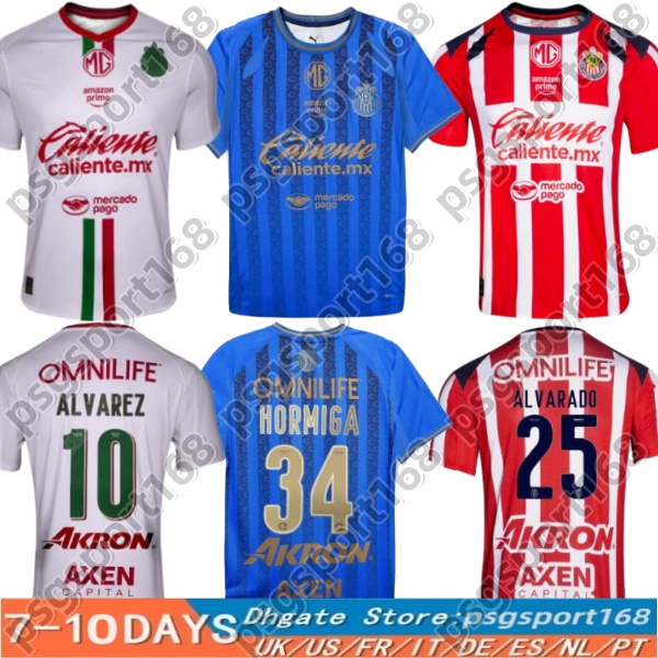 S-4XL 2025 2026 Chivas de Guadalajara Third Soccer Jerseys 25 26 Home Away Player fans Football Jersey Shirts kit Men kids CHICHARITO A.ZALDIVAR ALVARADO A.GONZALEZ