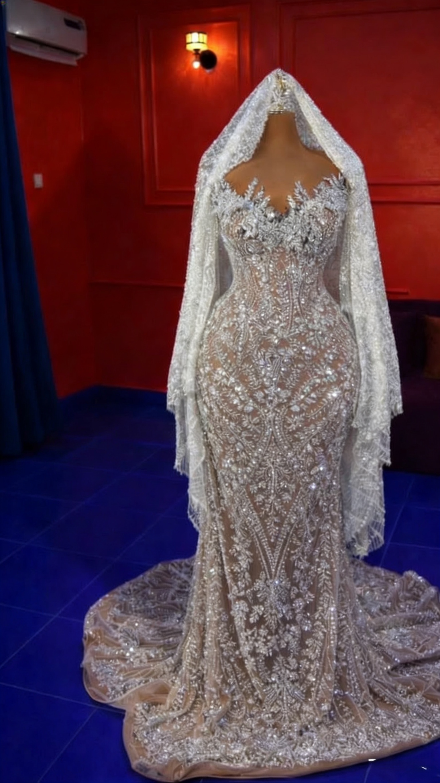 2K26 Ivory Prom Dress 2026 Mermaid Prom Dress Illusion Crystals Sequined Lace Evening Dresses Birthday Party Formal Receiption Gowns Dresses ZJ078 - view 3
