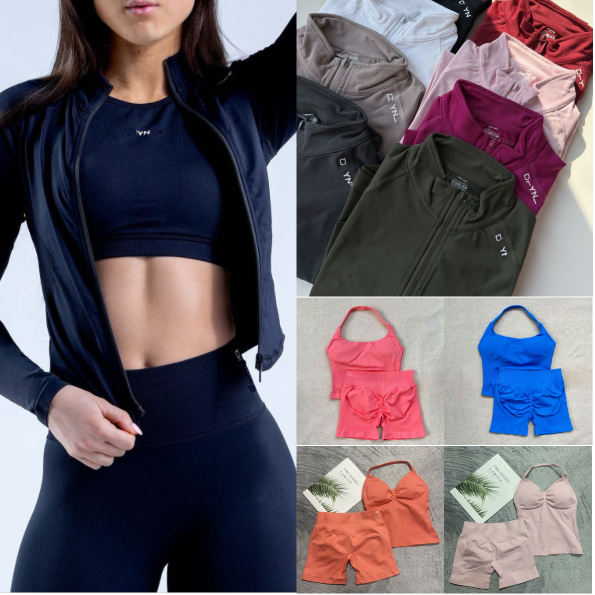 Designer Dfynes Half Zip Jacket Full Zip Jacket yoga set TOP Workout Yoga women Jacket seamless Sports Suit Close High Waist Pants Running Long Sleeve Gym set pilates