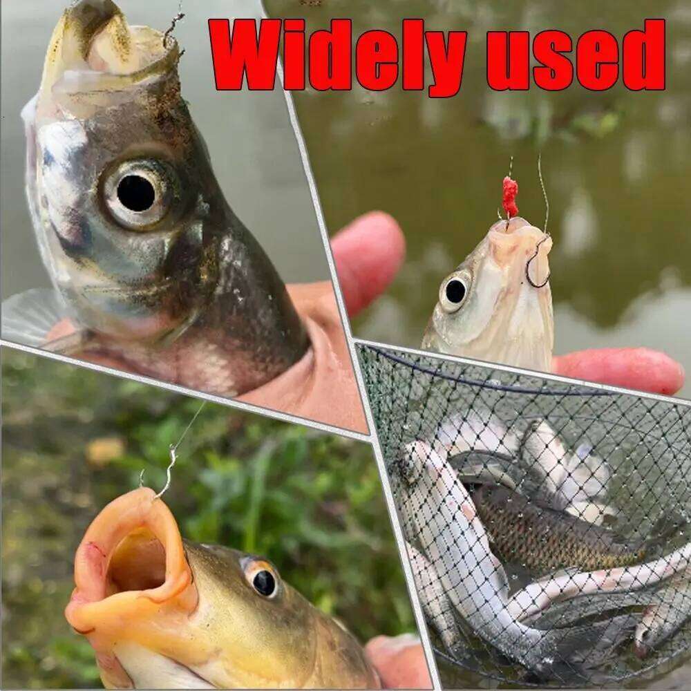 10pcs Fish Scale Patterned Hook High Carbon Steel Sharp Barbed Automatic Flip Fishhook Anti Slip Fishing Tackle Carp S260305