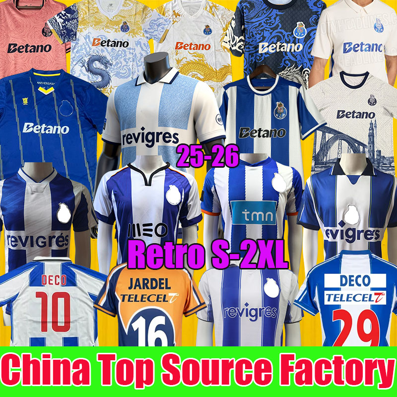 2025 2026 FC Portos retro jerseys 25 26 4th 15-Year Anniversary Fourth Kit Dragon kids kits shirts