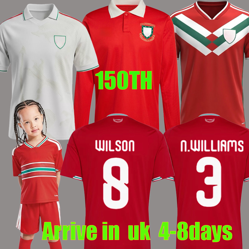 2026 World Cup football shirt wales Soccer Jerseys Home maillot goalkeeper men kids kits 150th Anniversary Kit