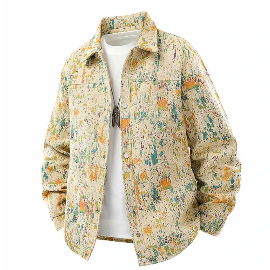 Spring Autumn Color Knitted Jacket Men Fashion Casual Button Jacket Male M260309