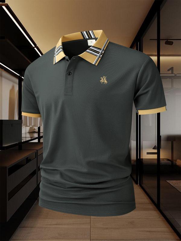 Luxury Brand Designer Clothes Q8100 Aliexpress Style Polo Shirts Dropshipping New Men's Polo