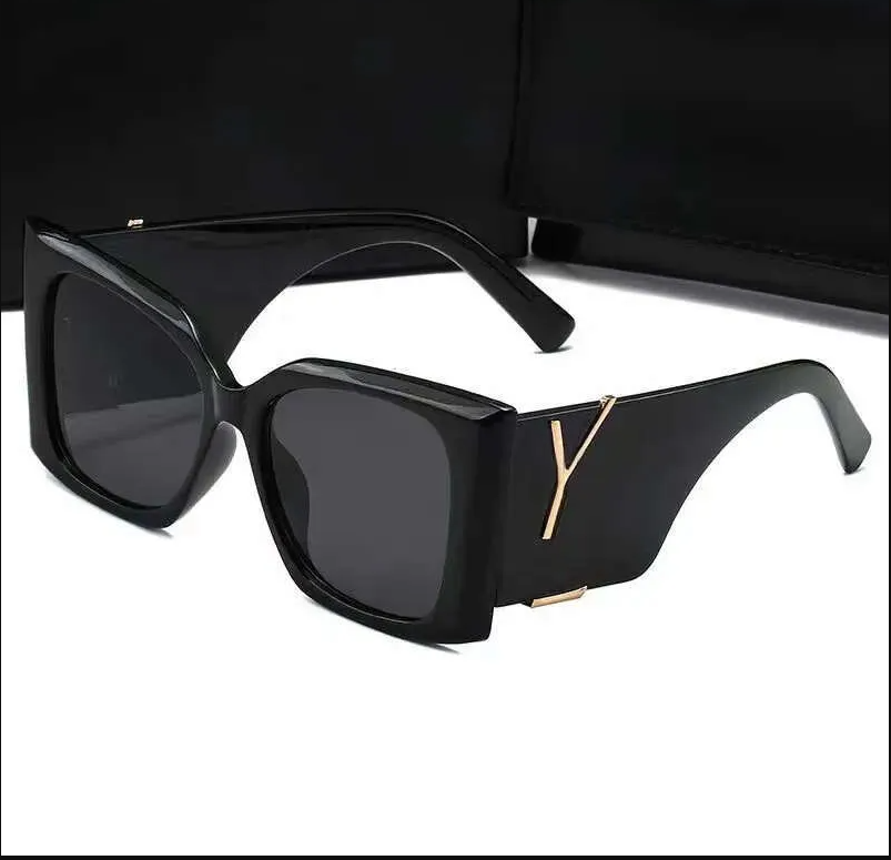 Luxury Sunglasses Designer letter womens Mens Goggle senior Eyewear For Women eyeglasses frame Vintage Metal Sun Glasses 003