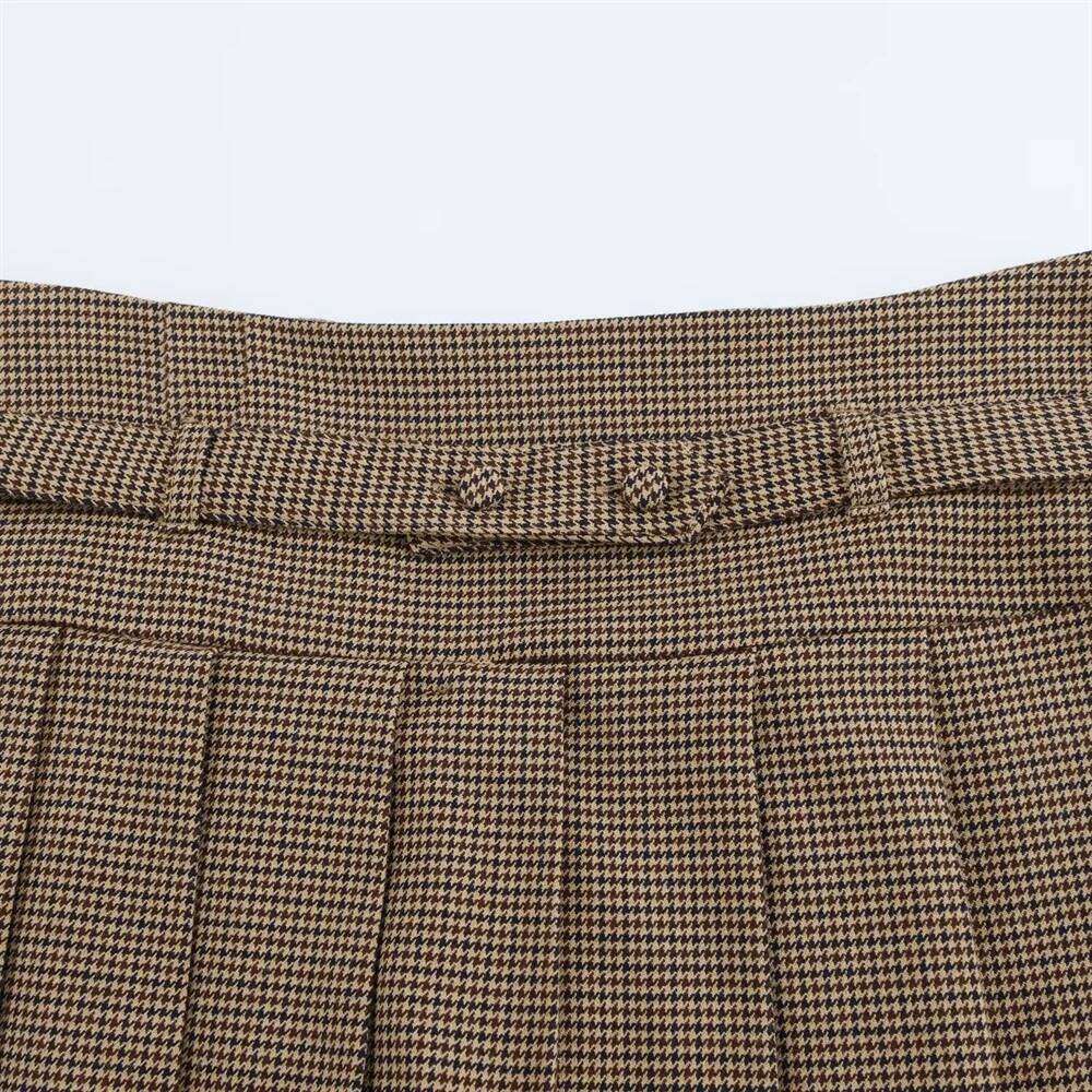 2024 RARF Winter New Product Women's Fashion Casual Mid waist Simple Temperament Comfortable Short Skirt XJ260309