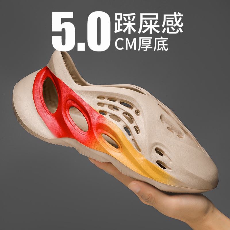 Free shipping 2026 Summer Hot Trendy Fashion Men's Designer Sandals Solid Color Splicing Leisure Outdoor Sports Couple Beach Shoes
