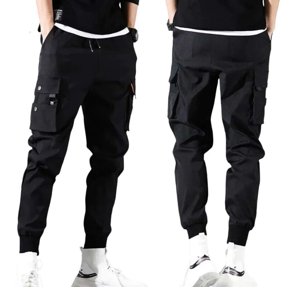 Men's Pants work combat multi pocket casual training Trousers Overalls clothing jogger hiking mens cargo pants 1 piece Home Casual Men's Clo