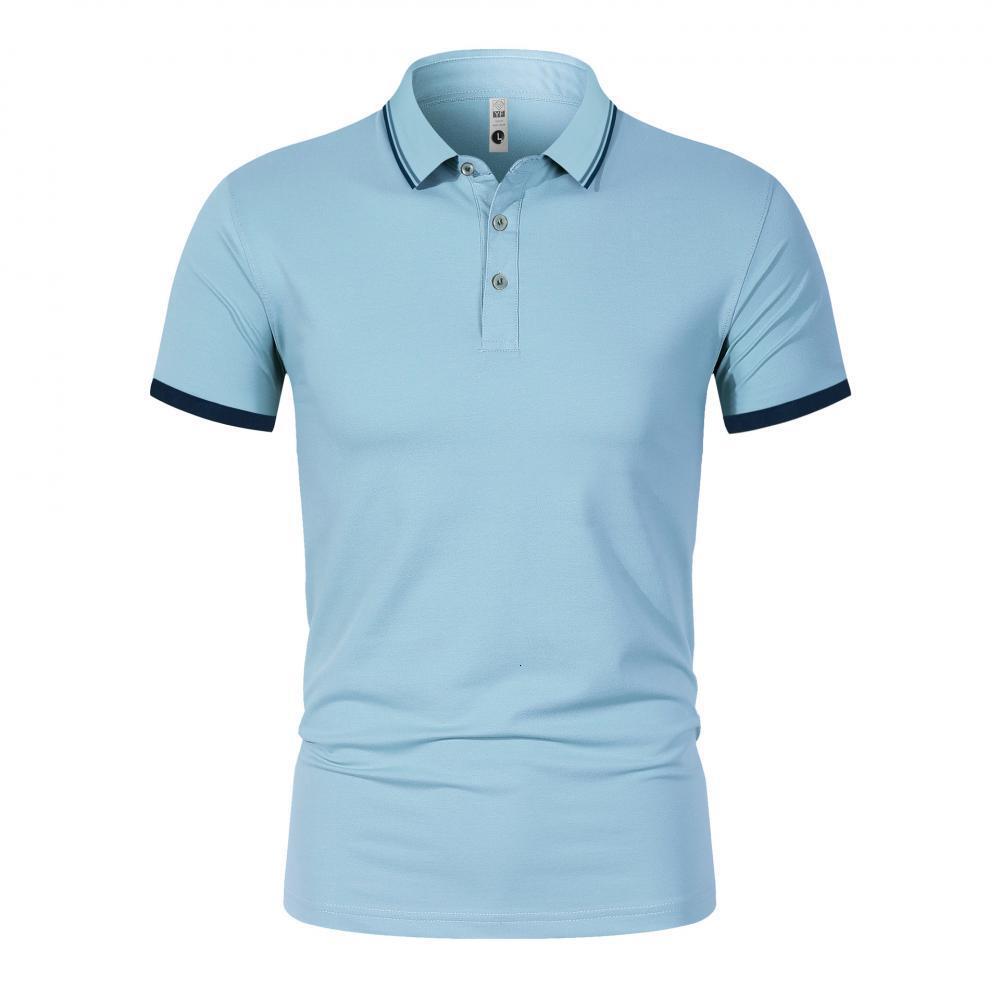 Clothes Customizable - Summer Men's Designer Short Sleeve T-Shirt Fashion Turn-Down Collar Luxury Polo Shirt Short Sleeve Sports Brand Casual Pol
