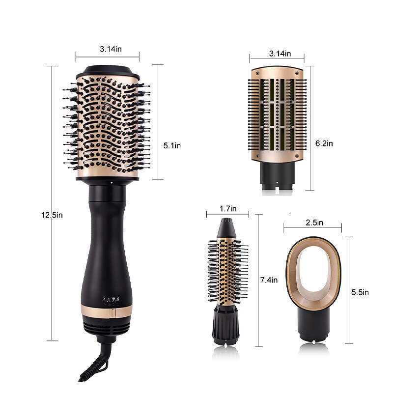Famous Four in one hot air multifunctional curling iron, home dryer, straight comb, hair styling device CKS