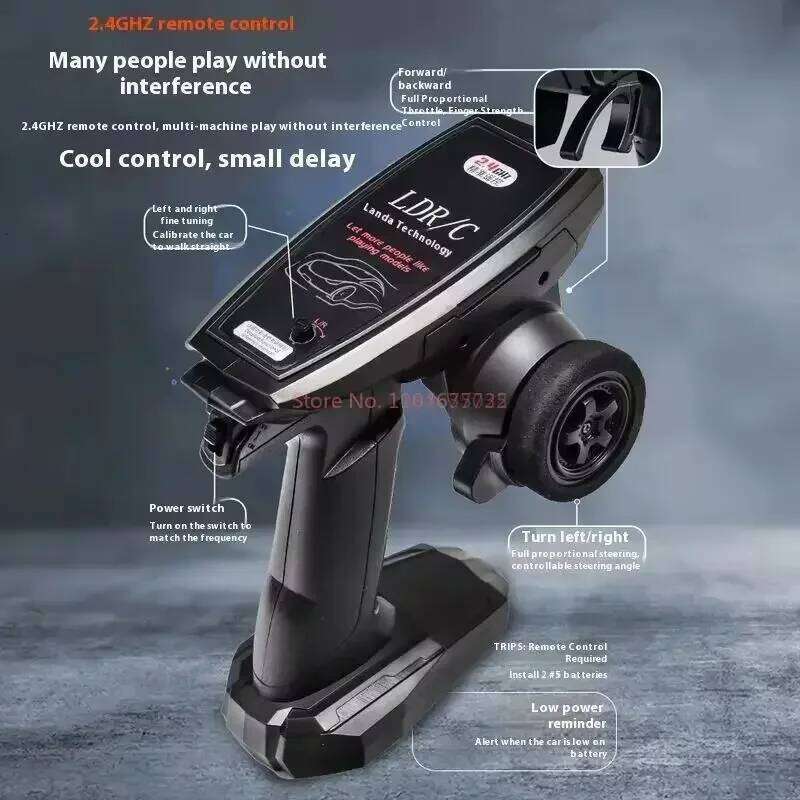 LDRC LD2801 LD2802 LD2803 LD2804 1/28 4WD RC Drift Car Model Proportional Steering LED Headlights 2.4G Toys Gift For Kids C260306