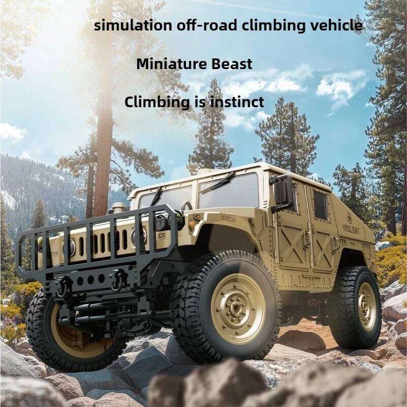 JJRC C8835 1:16 4x4 Remote Control Car - All-Terrain Climber with LED Lights Off-Road Adventure Toy Gift for Kids C260306