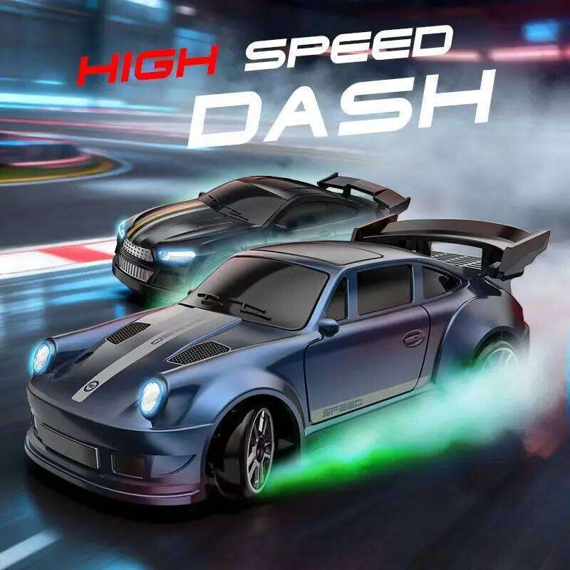 1:64 RC Mini Alloy High Car Off-Road Vehicle with 2.4G Remote Control,Dual Speed Transmission, LED Lights,Racing Truck Toy C260306