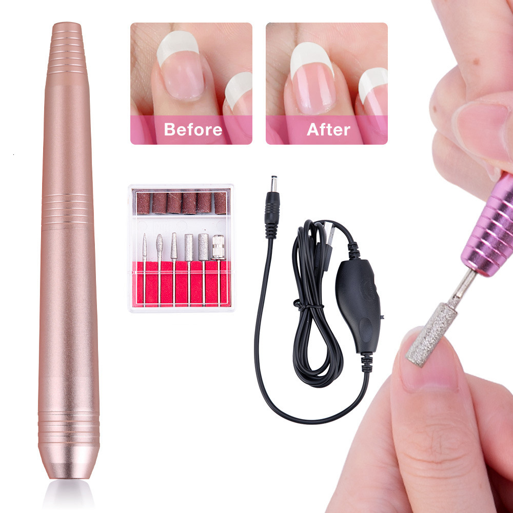 electric nail drill USB electric nail drill for acrylic nail kit portable electric nail file polishing tool 250121