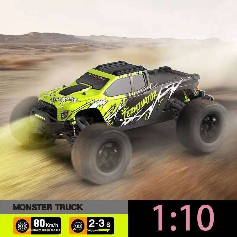 Terminator 1:10 Scale RC Car Universal Remote Control Electric Brushless 4WD Off-Road Vehicle V2 Version for Ages 14+ Toy C260306