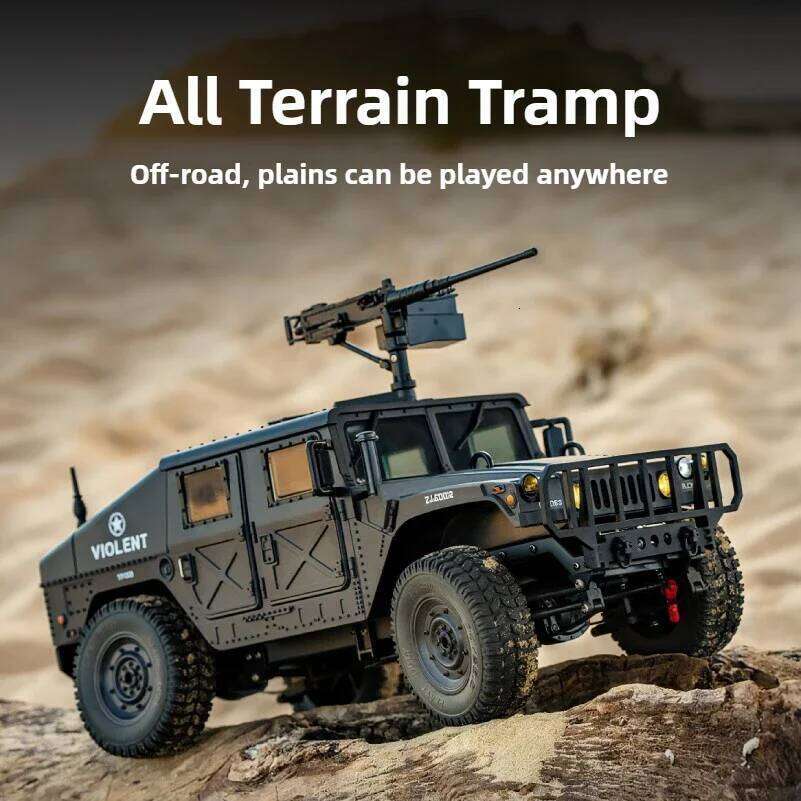 JJRC C8835 1:16 4x4 Remote Control Car - All-Terrain Climber with LED Lights Off-Road Adventure Toy Gift for Kids C260306