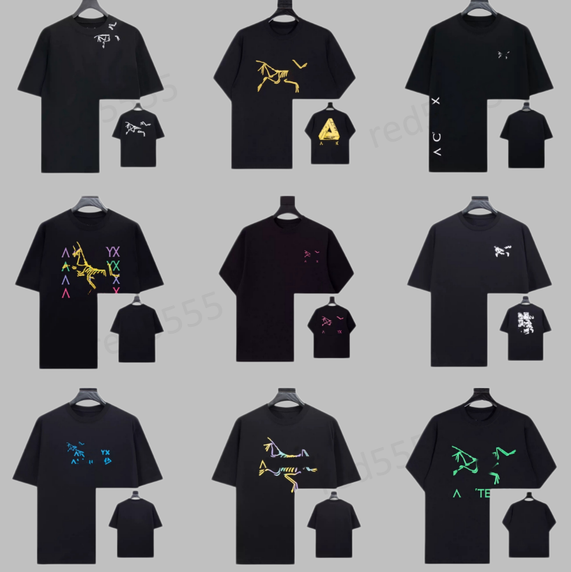 arcteryxness shirt t shirt Designer womens mens T-Shirts Bird Short Sleeve Summer womens mens Round Neck Loose Sports Casual Unisex designer Men arc T-Shirt