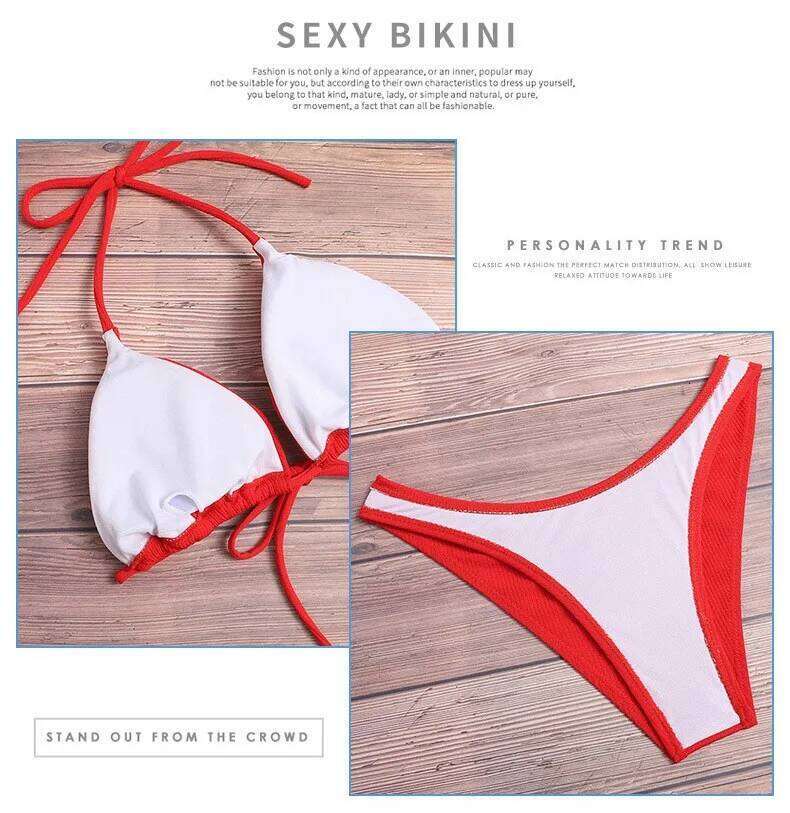 2023 bikini Sexy Bikini Push Up Swimwear Swimming Beach Suit Women's XJ260206