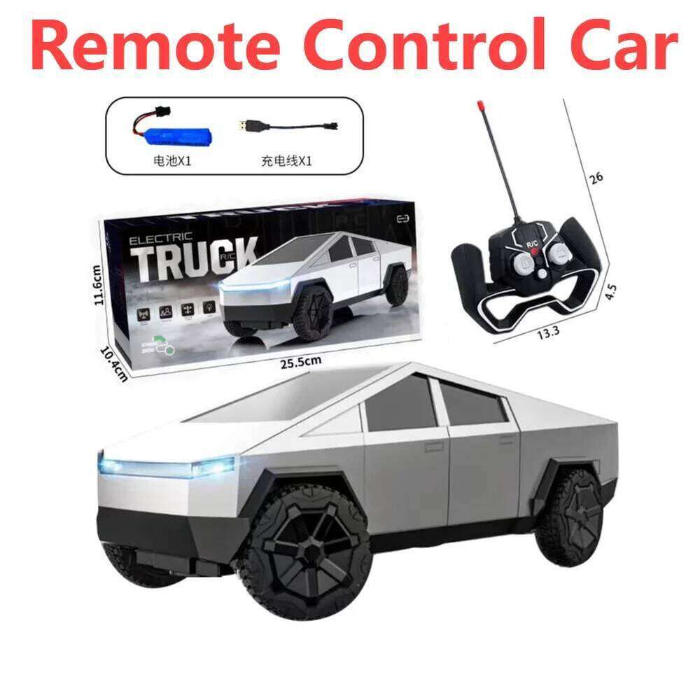 Tesla Cybertruck RC Car, Rechargeable Remote Control Toy, Gift for Kids 6+ C260306