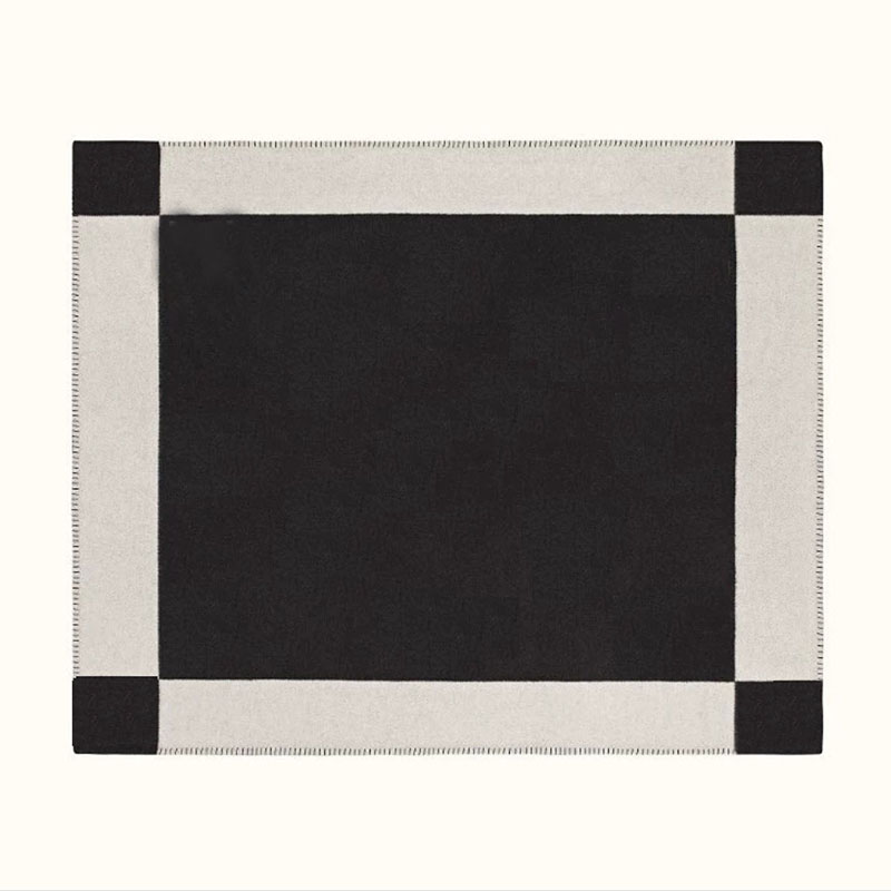 Letter Blanket Soft Wool Scarf Shawl Portable Warm Plaid Sofa Towel Bed Fleece Spring Autumn Women Throw Blankets