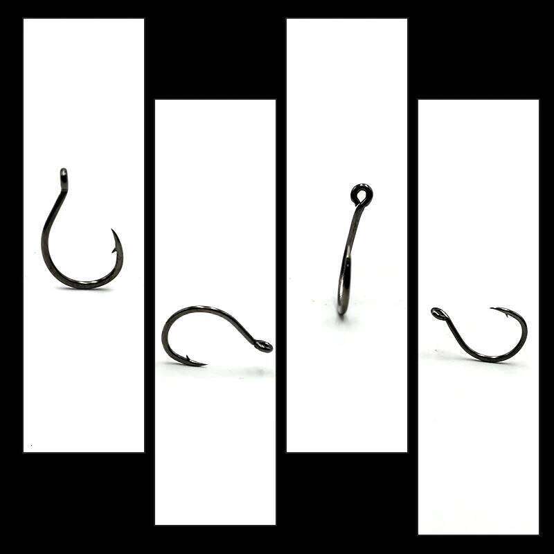 20PCS Hook Method Tackle Barbed Eyed Feeder Fishing Hooks for Carp Hair Rig S260305