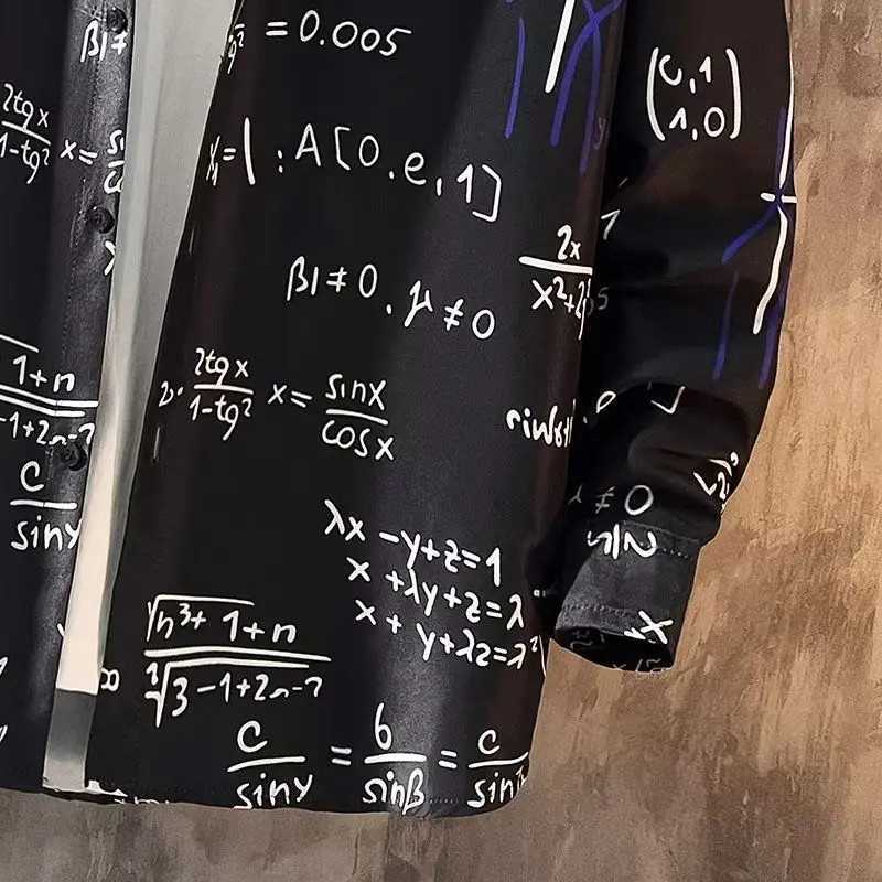 Spring Autumn New Turn-down Collar Long Sleeve Shirt Man High Street Button Cardigan Japanese Style Loose Casual Tops M260309